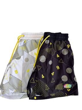 Slunks Men’s 949 Volleyball Shorts Lined 5” Inseam BUNDLE (2)